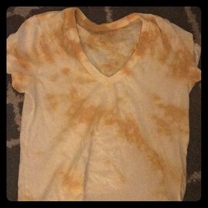 Yellow/gold tie dye